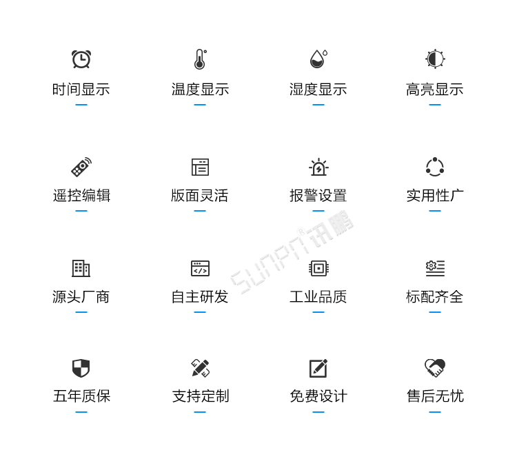 药店温湿度显示屏产品介绍
