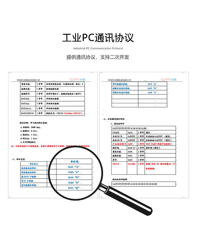 工业一体机通讯协议