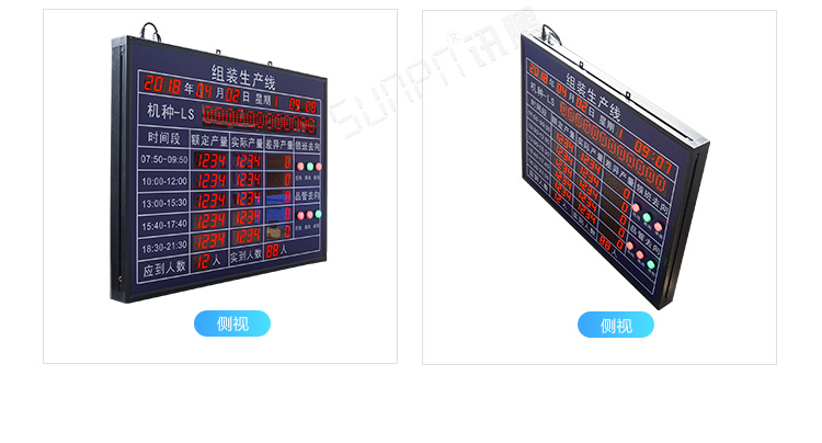 工厂车间看板系统产品实拍