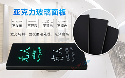 厕所有人无人显示牌