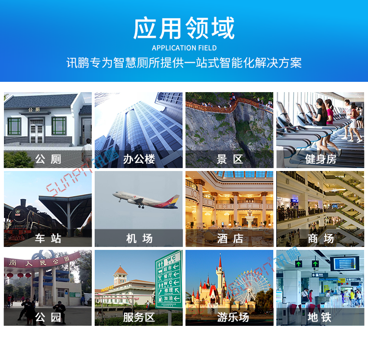厕所有人无人显示牌应用场景