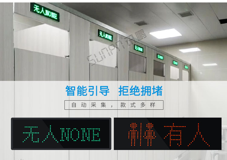 厕所有人无人显示屏产品介绍