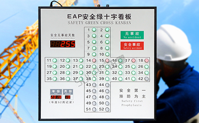 安全天数电子看板
