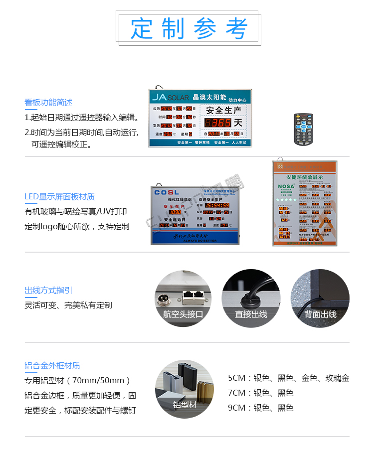 安全牌显示屏定制指导
