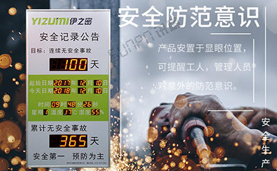 安全生产天数记录牌