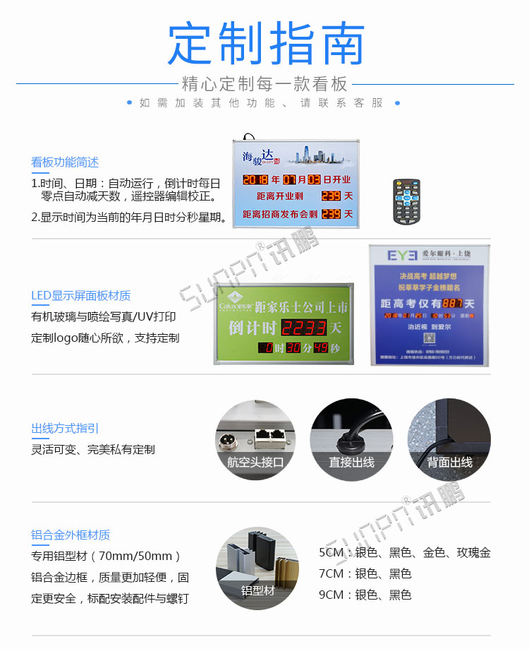 LED电子倒计时牌定制参考