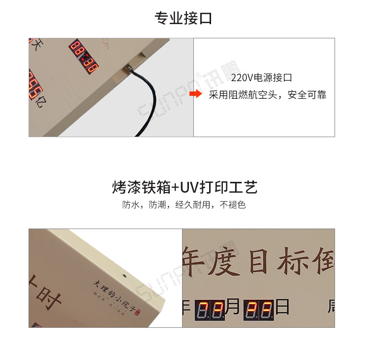 LED天数倒计时牌产品细节