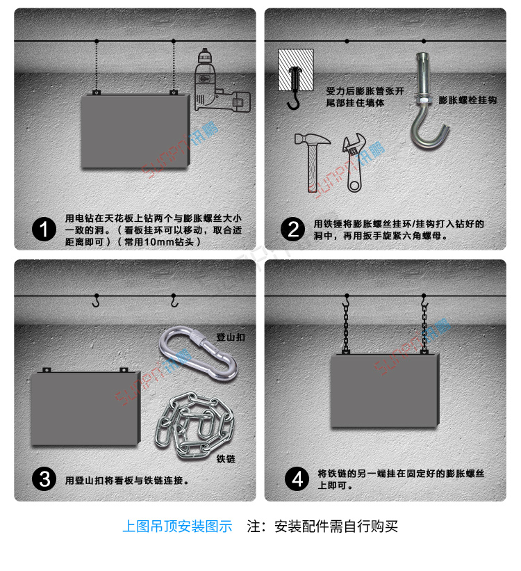 LED天数倒计时牌安装说明