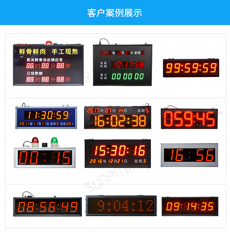 计时器显示屏案例参考