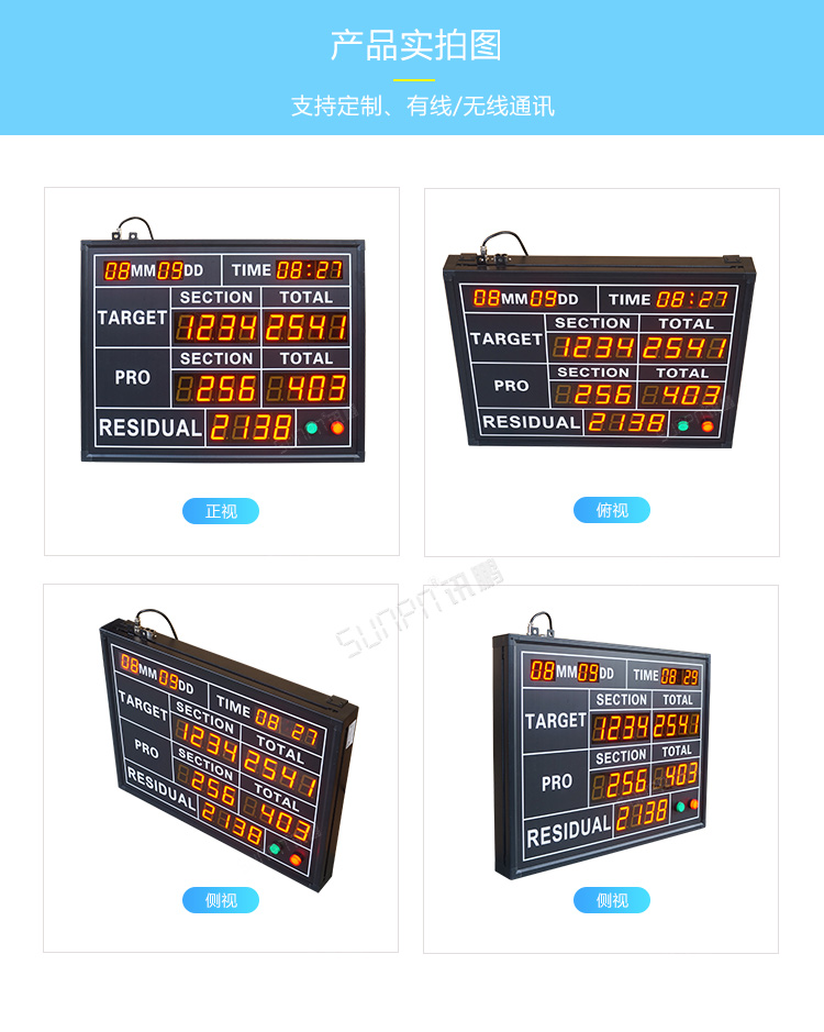 生产管理看板产品实拍