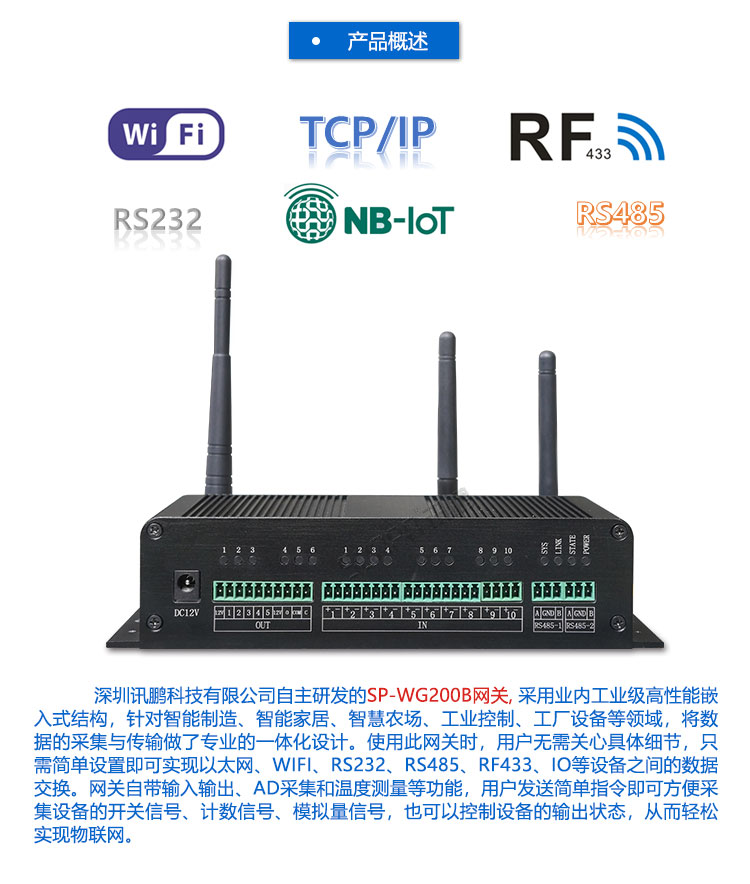 工业物联网网关概述 工业物联网网关概述