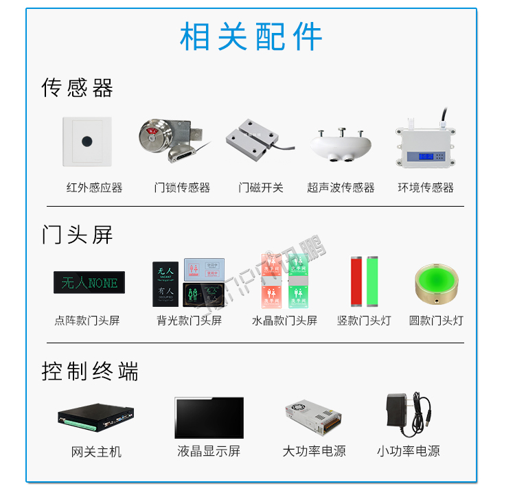 智慧厕所管理系统相关配件