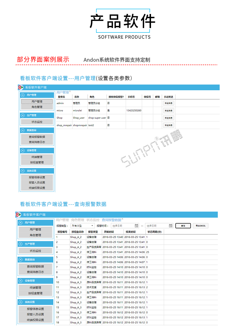 安灯系统软件说明