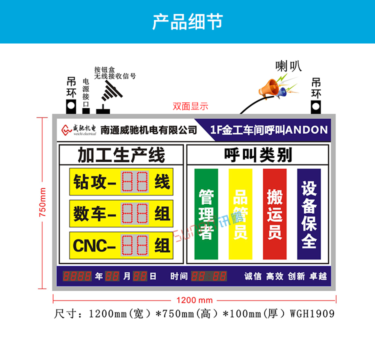 车间呼叫系统产品细节
