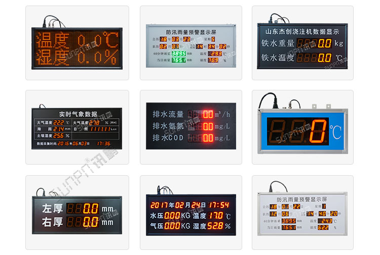 温湿度显示屏案例参考