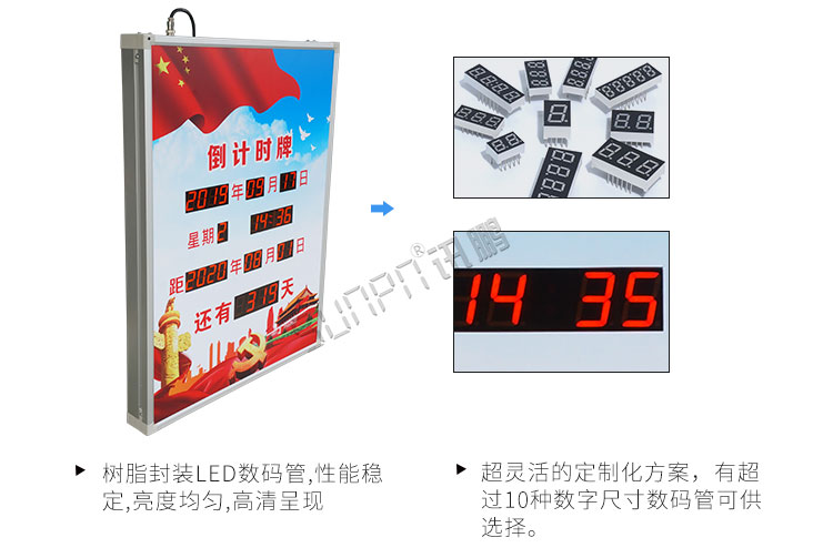 倒计时牌材质说明 倒计时牌材质说明