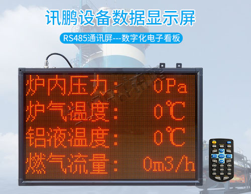MODBUS-RTU协议通讯屏_工业数据显示屏_讯鹏定制 