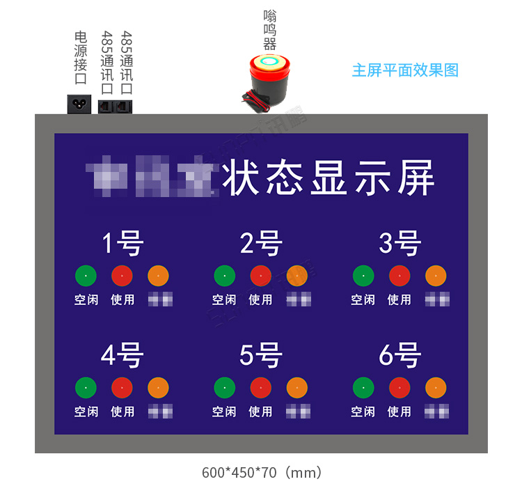 会议室使用状态显示屏产品细节