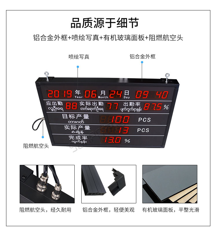 电子看板产品细节 电子看板产品细节