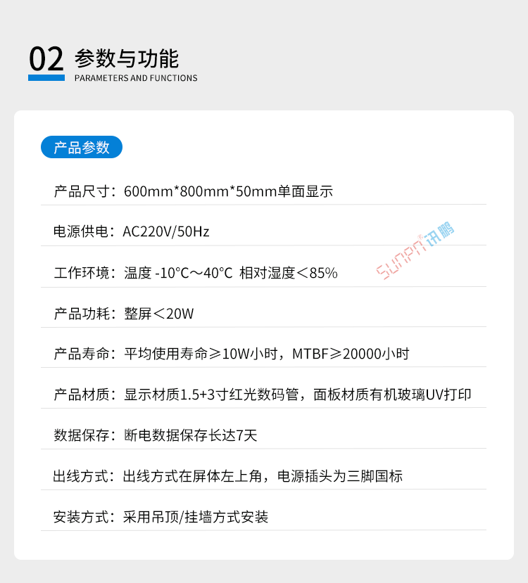 外汇汇率屏产品参数