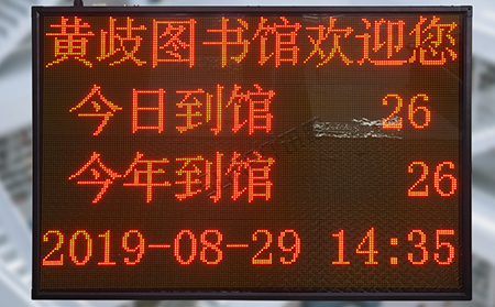 客流监测显示屏