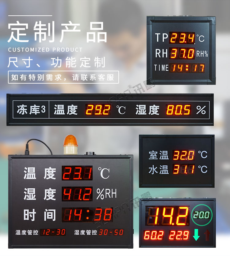 室内外环境监测显示屏产品定制 室内外环境监测显示屏产品定制