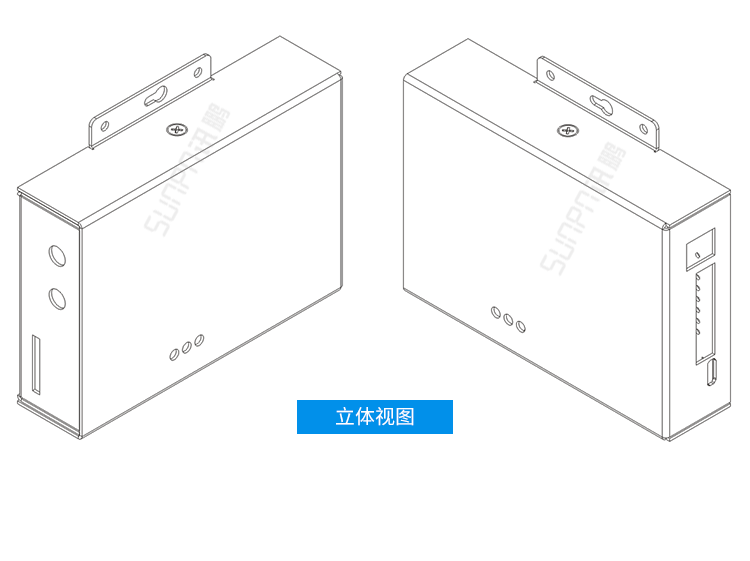 GPS/GPRS无线通讯终端产品结构图
