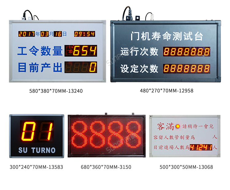 LED计数屏案例参考