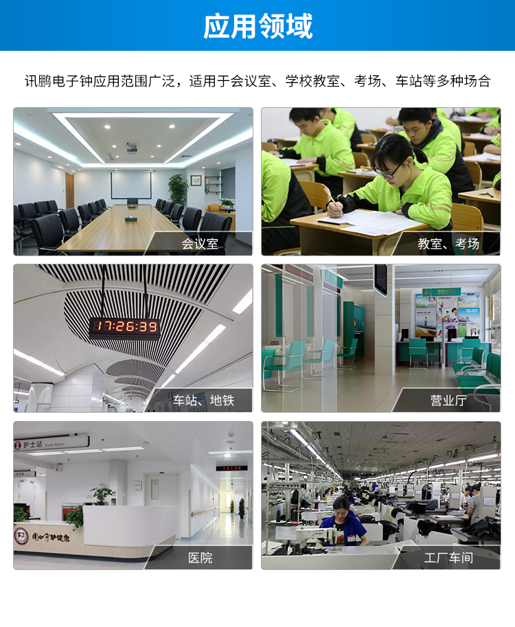 LED电子钟应用场景