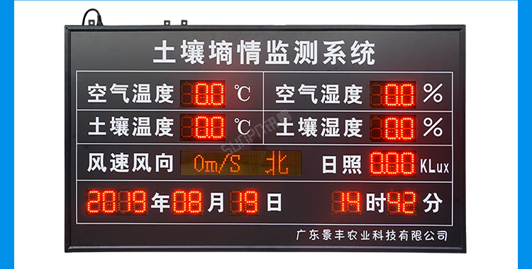 环境数据显示屏案例介绍 环境数据显示屏案例介绍