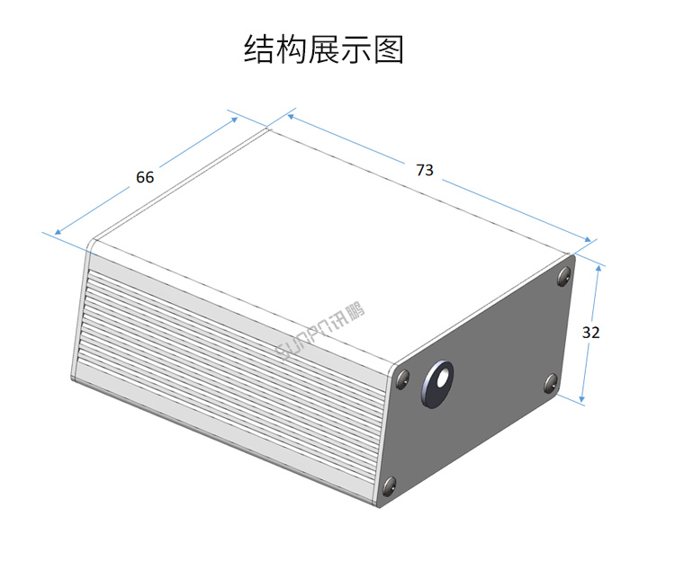 TCP/IP-RS485通讯转换器机构图