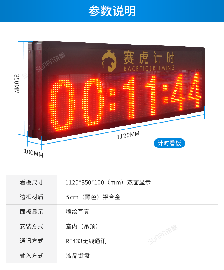 LED计时器参数说明