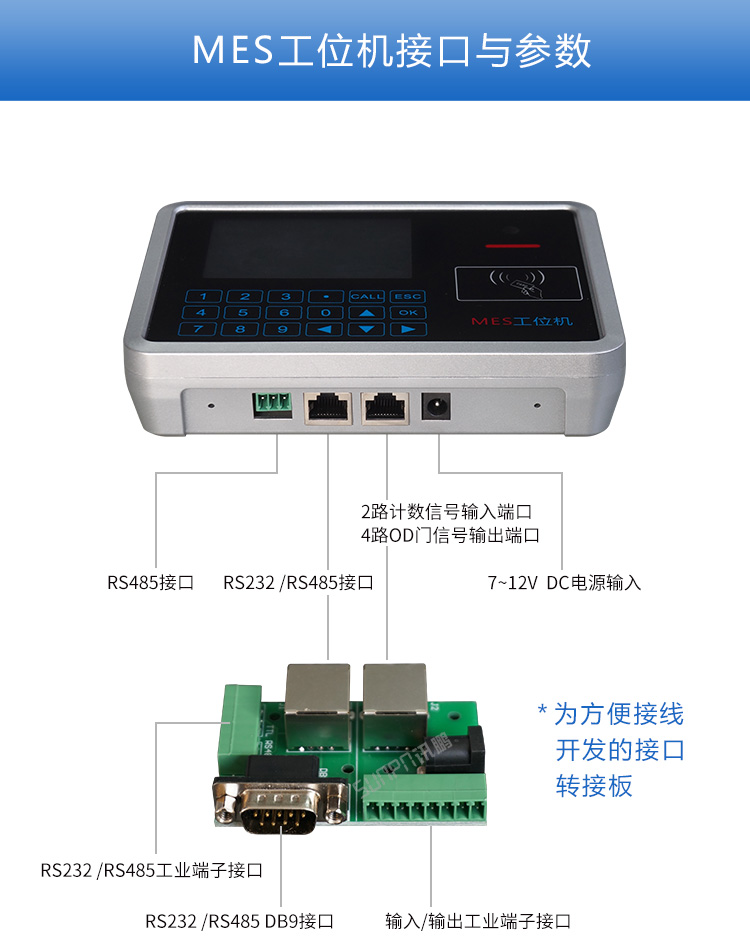 智能MES工位终端接口说明