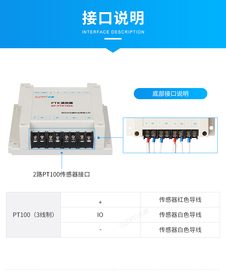 工业温控器接口说明