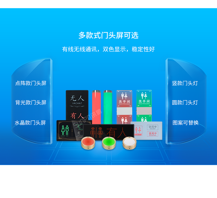 智慧公厕门头屏款式介绍