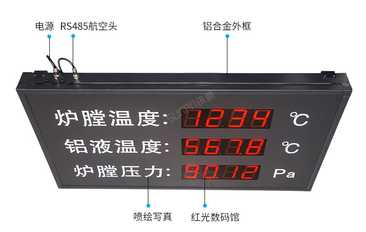 PLC通讯显示屏产品实拍