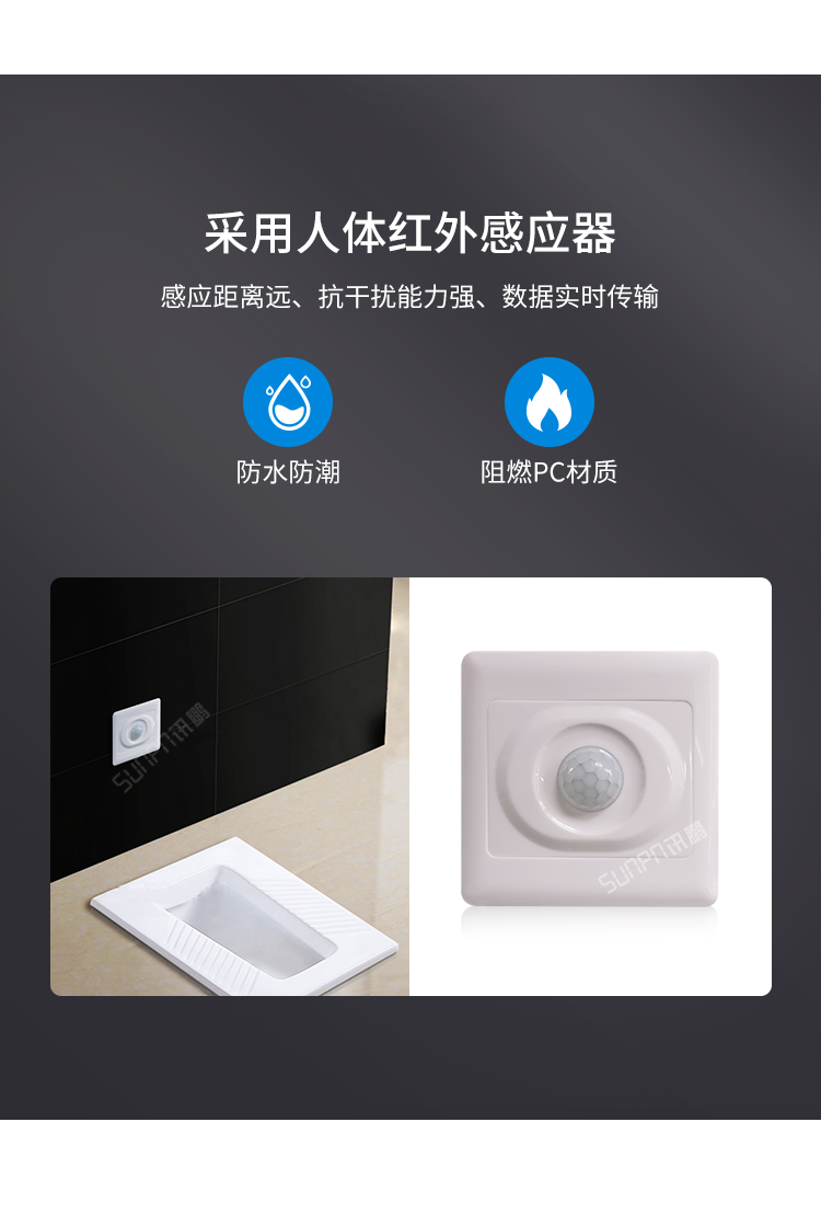 智能公厕人体感应器介绍