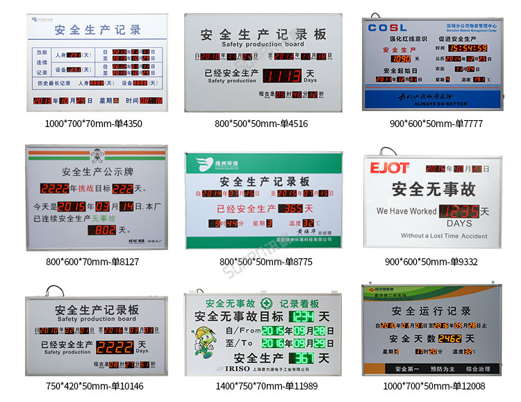 安全揭示牌案例参考