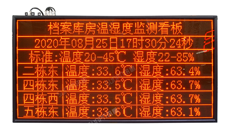 温湿度看板-产品实拍