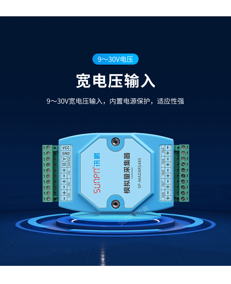模拟量数据采集器-宽电压输入