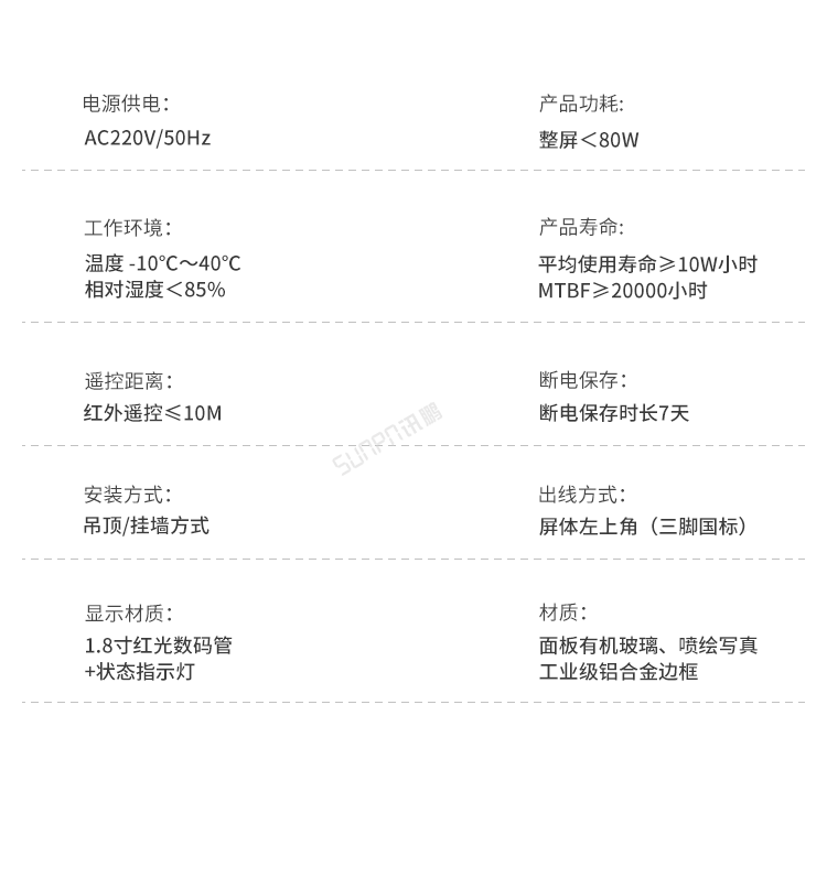 工厂无线安灯系统-参数说明