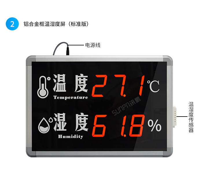 温湿度数据监控显示屏-产品细节