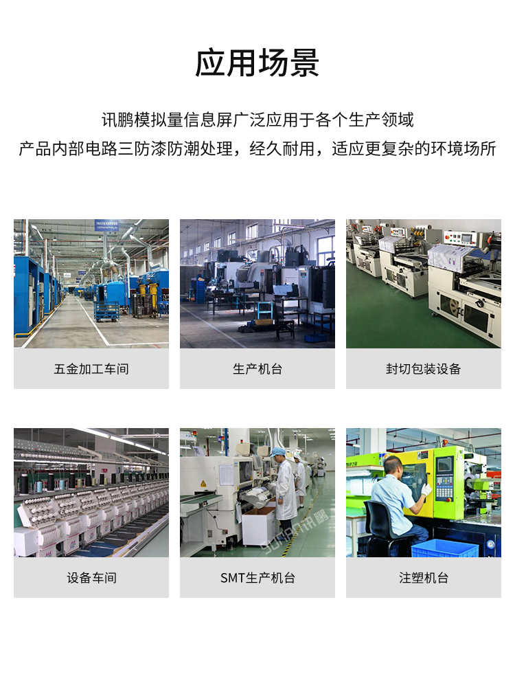 工业数据LED显示屏-应用场景