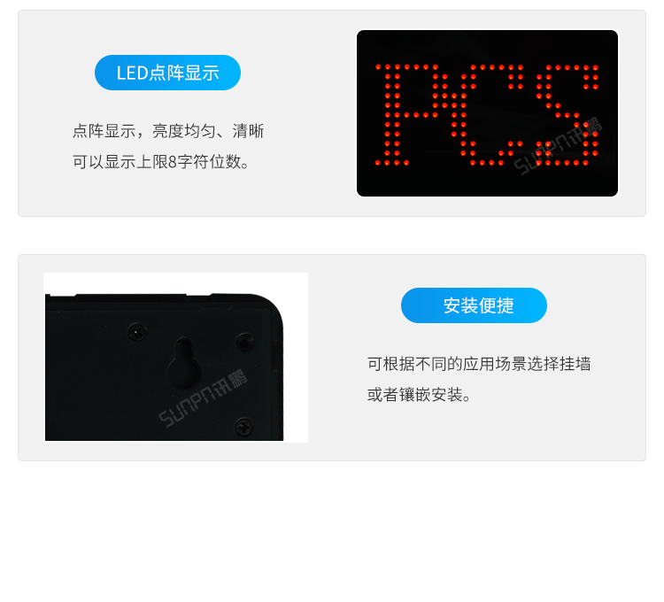 LED计数器数量显示屏-工业品质
