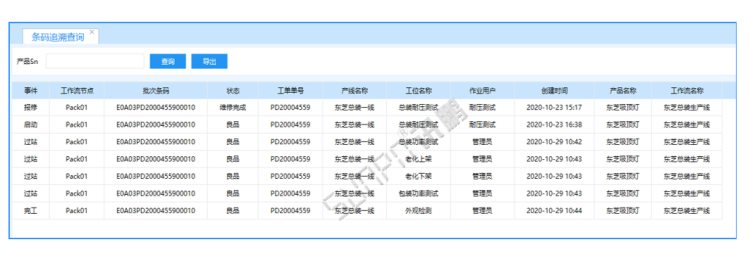 条码追溯查询