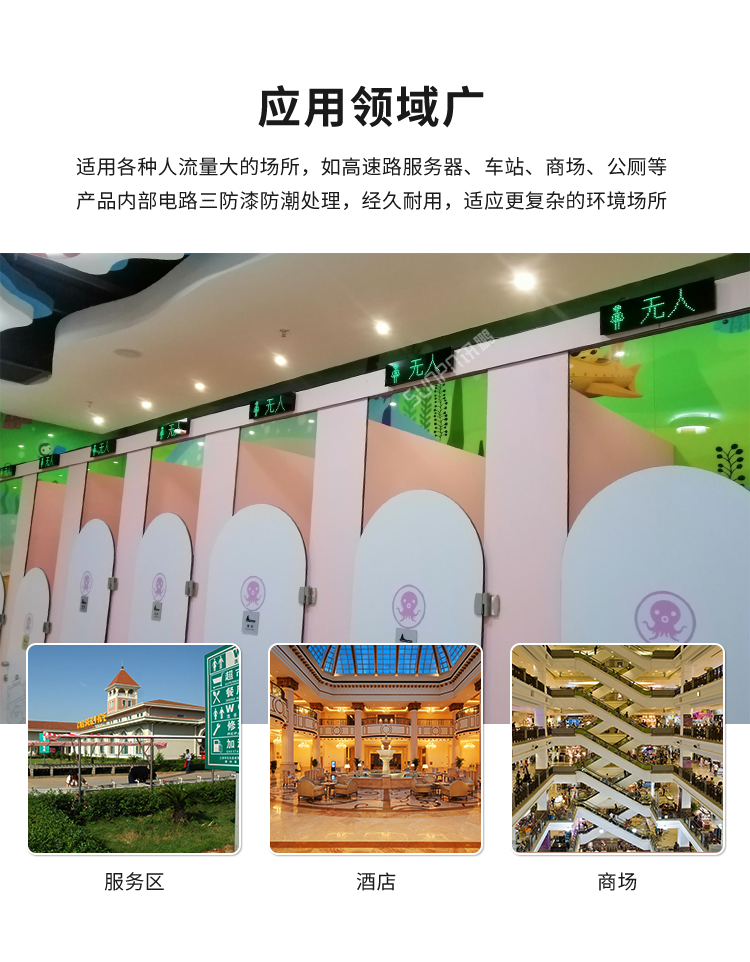 智慧公厕有人无人显示屏-应用场景