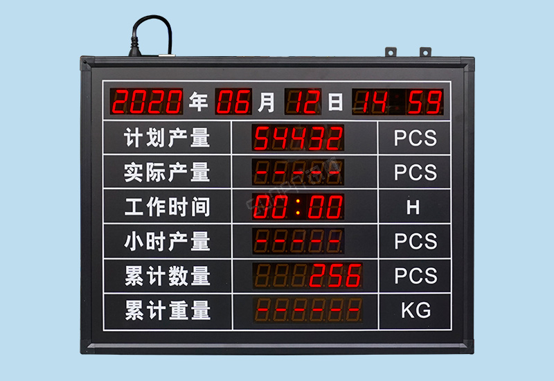 生产管理看板系统_LED车间管理目视化显示屏