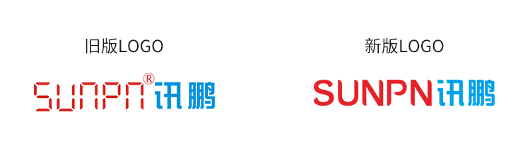 讯鹏科技的新旧LOGO