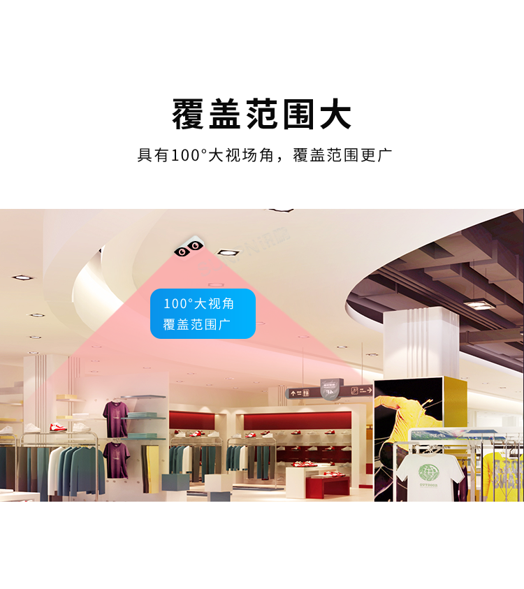 3D双目人流量摄像头-覆盖范围大