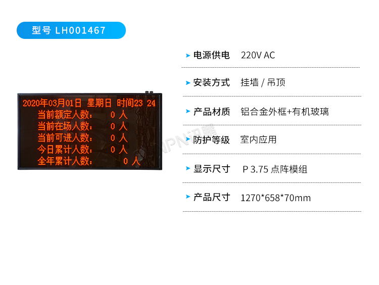 客流量管控-多款显示屏